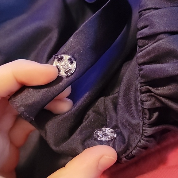 Used DaVinci deep purple satin prom dress - Picture 5 of 5